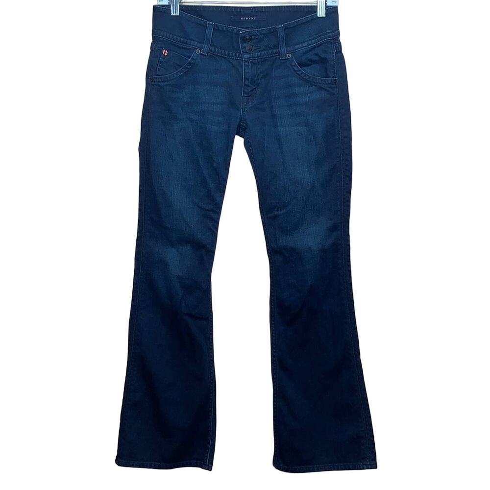 Hudson Bootcut Dark Wash Flap Jeans 27